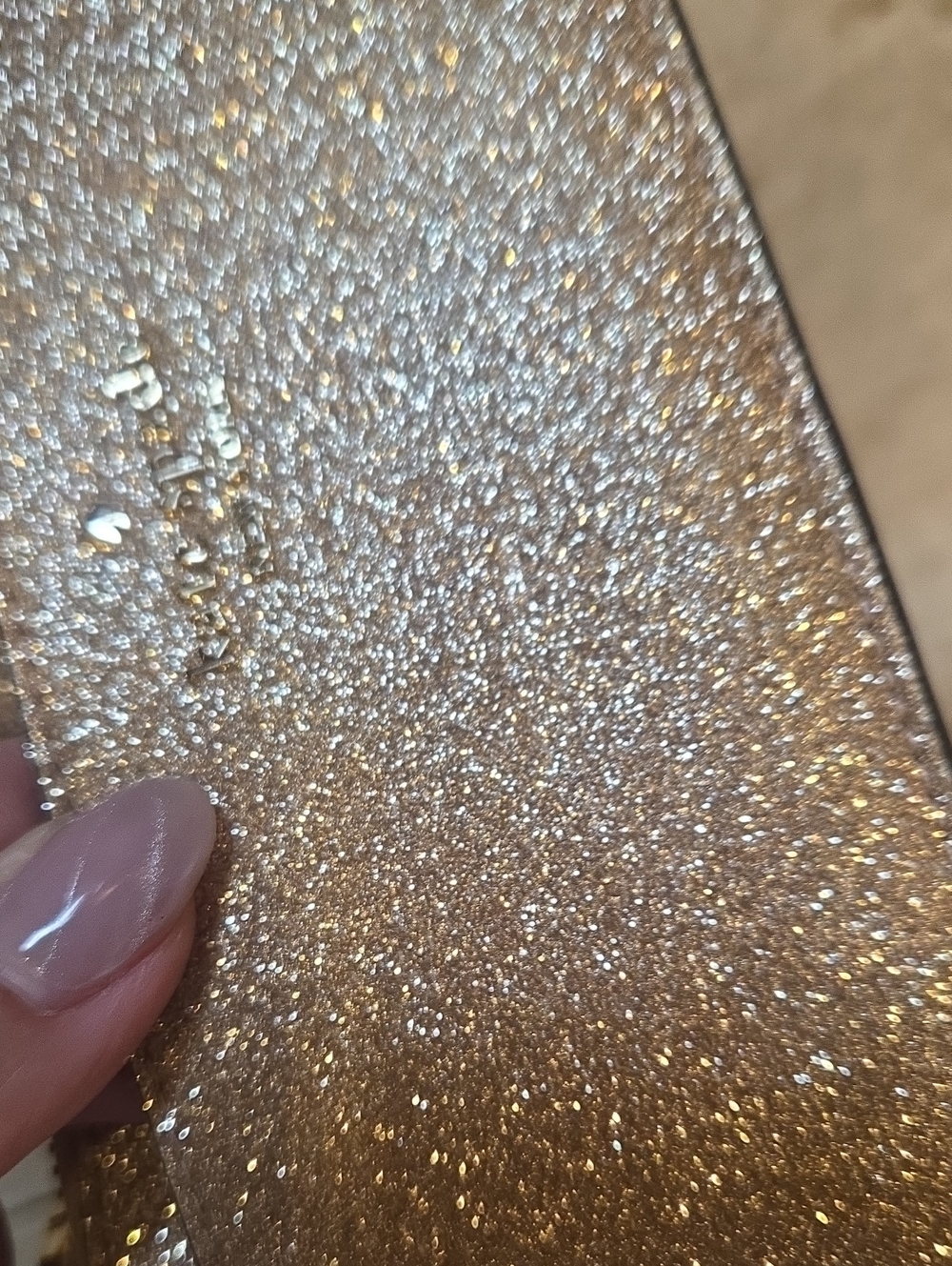 Kate Spade New York Gold Glitter Slim Wallet - Picture 5 of 10